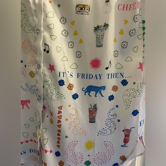 VILAGALLO Gaby Fiesta print shirt - Picture 9 of 12